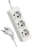Удлинитель 3х5м с заземл. 10А IP20 ПВС 3х0.75 Космос YKsm5m-3g-Z(10A)P