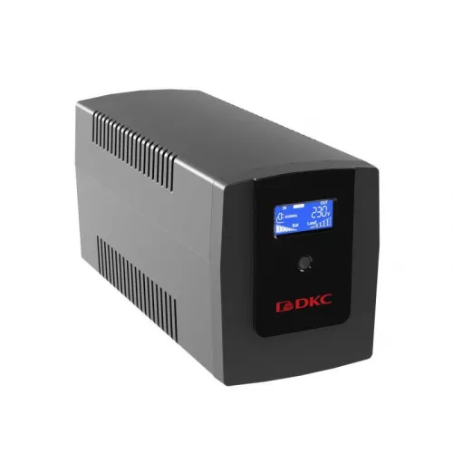 Источник бесперебойного питания ИБП Info LCD 1500В.А Schuko (3) USB + RJ45 DKC INFOLCD1500S фото 2