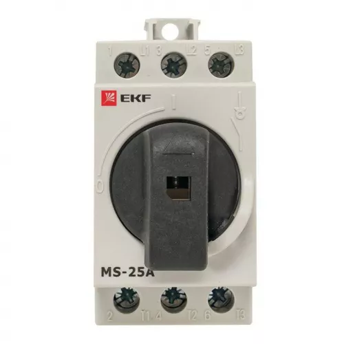 Рубильник мод. 3п MS-25A на DIN-рейку EKF ms-25d фото 4