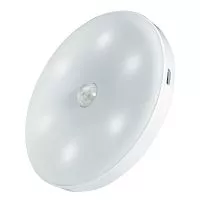 Светильник светодиодный беспроводной TS8-L1W-Accu PIR-датчик 6 LED магнитное крепл. литиевый аккум. зарядка USB JazzWay 5037649