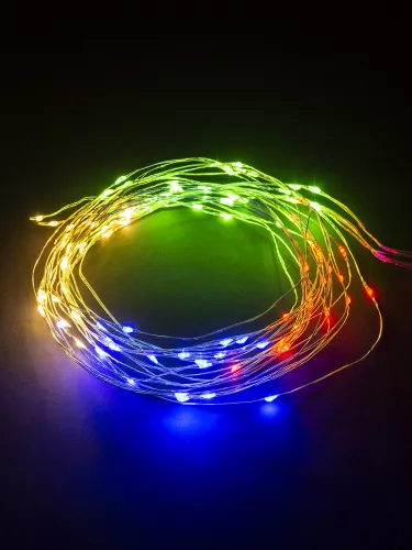 Гирлянда светодиодная "Роса105 конский хвост" 7x15LED, 1,5 м, многоцвет., 250В , TDM фото 3 Гирлянда светодиодная "Роса105 конский хвост" 7x15LED, 1,5 м, многоцвет., 250В , TDM фото 3