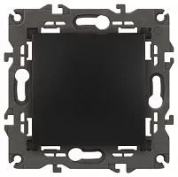 Механизм переключателя 1-кл. СП Эра Elegance 10А IP20 14-1103-05 250В 10AX антрацит Эра Б0034227