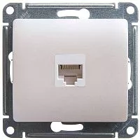 Механизм розетки комп. 1-м Glossa RJ45 CAT.5E перламутр SchE GSL000681K