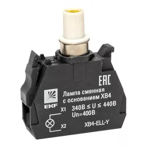 Лампа сменная с основанием XB4 желт.я. 400В PROxima EKF XB4-ELL-Y