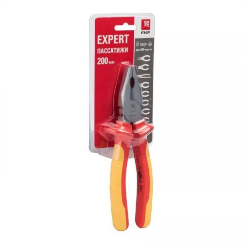 Пассатижи 200мм Expert 1000В PROxima EKF pas-200-exp-in фото 3