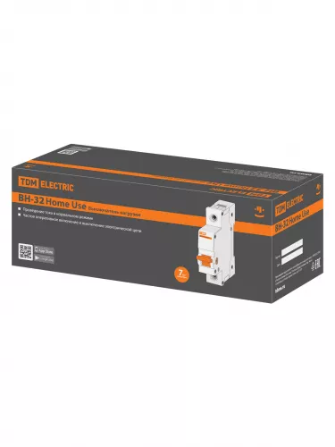 Выключатель нагрузки (мини-рубильник) ВН-32 1P 20A Home Use TDM фото 7