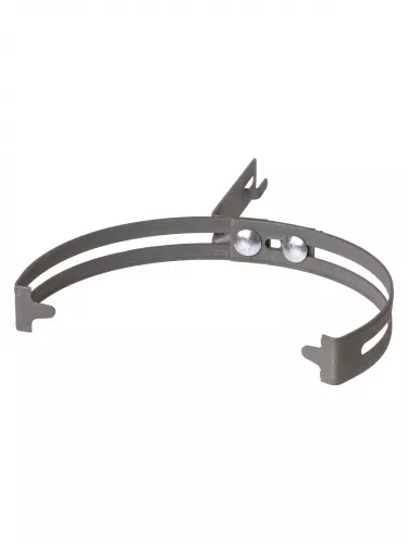 Держатель регулируемый Ø130-240 мм на круглый конек, для прута Ø6-10 мм, стал. крюк, термодиф. TDM фото 2