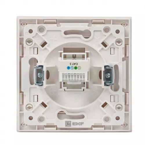 Механизм розетки Phone 1-м Стокгольм бел. PROxima EKF EYT01-034-10 фото 2