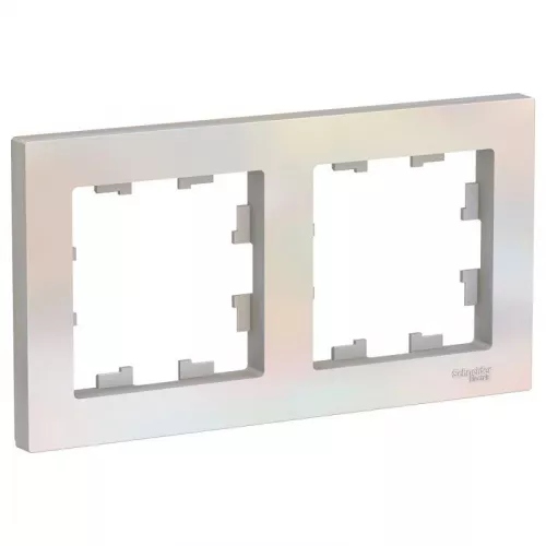 Рамка 2-м AtlasDesign универс. жемчуг SchE ATN000402