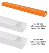 Кабель-канал магистральный белый TDM