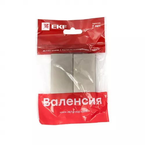 Панель лицевая Валенсия для выключателя 2-кл. 10А кашемир PROxima EKF ESV10-L-023-40 фото 2