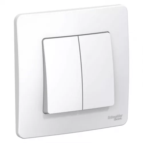 Выключатель 2-кл. СП Blanca 10А IP20 (сх. 5) 250В бел. SchE BLNVS010501 Выключатель 2-кл. СП Blanca 10А IP20 (сх. 5) 250В бел. SchE BLNVS010501