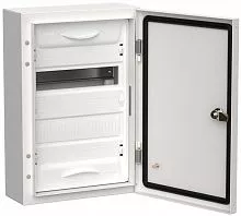 Корпус металлический ЩРн-24 (1х24) 460х310х140 IP54 бел. (одна дверь) TITAN 5 IEK TI5-50-N-024-54