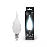 Лампа светодиодная Black Filament Свеча на ветру E14 5Вт 4100К OPAL Gauss 104201205