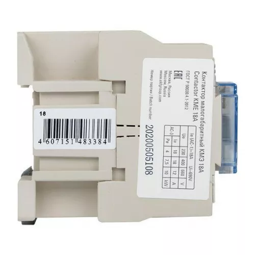 Контактор КМЭ 18А 380В 1NO EKF ctr-s-18-380 фото 8