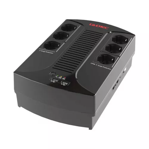 Источник бесперебойного питания ИБП Info PDU 600В.А Schuko (6) USB для зарядки (2) USB + RJ11 DKC INFOPDU600 Источник бесперебойного питания ИБП Info PDU 600В.А Schuko (6) USB для зарядки (2) USB + RJ11 DKC INFOPDU600