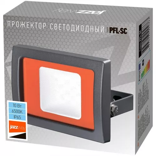 Прожектор светодиодный PFL-SC 10Вт IP65 6500К мат. стекло JazzWay 5004863 фото 3