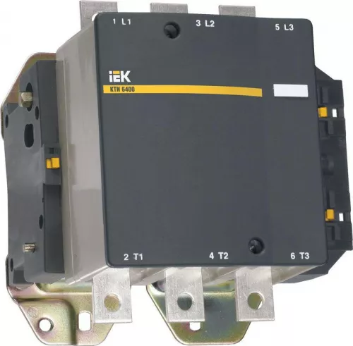 Контактор КТИ-6400 400А 230В/АС3 IEK KKT60-400-230-10 Контактор КТИ-6400 400А 230В/АС3 IEK KKT60-400-230-10