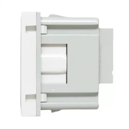 Розетка 1-м C-Line 2мод. 45х45 РКС-20-30-П с заземл. бел. EKF E2MR16-028-10 фото 5
