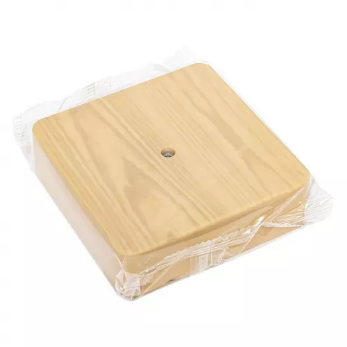 Коробка разветвительная КМР-030-032 104х104х28 свет. дерево PROxima EKF plc-kmr-030-032-s фото 2