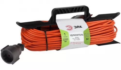 Удлинитель силовой UFx-1-2x1.5-50m-IP44 на рамке б/з 1 гнездо 50м ПВС 2х1.5 Эра Б0046823 Удлинитель силовой UFx-1-2x1.5-50m-IP44 на рамке б/з 1 гнездо 50м ПВС 2х1.5 Эра Б0046823