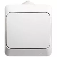 Переключатель 1-кл. ОП Этюд 10А IP44 10AX бел. SchE BA10-046B