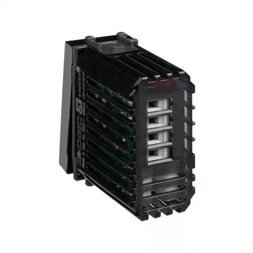 Диммер 1мод. 16А кнопочный Avanti "Черный квадрат" для LED ламп DKC 4402341 фото 4