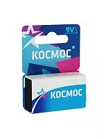Элемент питания солевой "крона" S 6F22 (блист.1шт) Космос KOC6F221BL