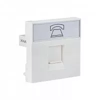 Розетка RJ11 (ширина 2 модуля) EKF E2MT01-134-10