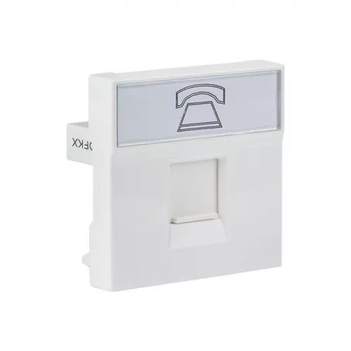 Розетка RJ11 (ширина 2 модуля) EKF E2MT01-134-10