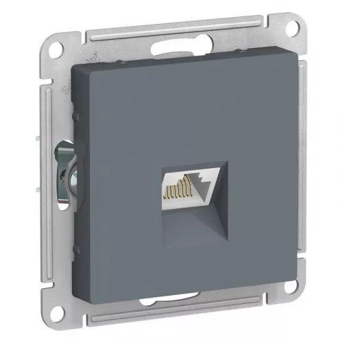 Механизм розетки компьютерной AtlasDesign RJ45 кат. 6А грифель SchE ATN000786