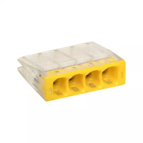 Клемма СМК 2273-244 (с пастой) 4 отверстия 0.5-2.5кв.мм (уп.100шт) PROxima EKF plc-smk-2273-244