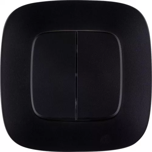 Механизм выключателя 2-кл. СП Valena Allure 10А IP20 250В с лиц. панелью безвинт. зажимы антрацит Leg 752915 фото 4