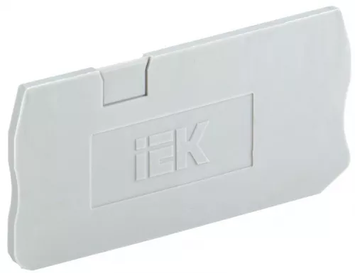 Заглушка для КПИ 3в-1.5/2.5 3 вывода сер. IEK YZN11D-3-ZGL-002-K03