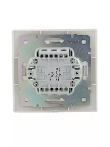 Выключатель 2-кл. СП Мира 10А IP20 с подсветкой с бел. вставкой бел. LEZARD 701-0202-112 фото 4 Выключатель 2-кл. СП Мира 10А IP20 с подсветкой с бел. вставкой бел. LEZARD 701-0202-112 фото 4
