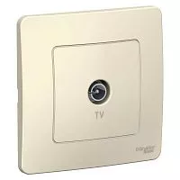 Коннектор TV СП BLANCA молоч. SchE BLNTS000012