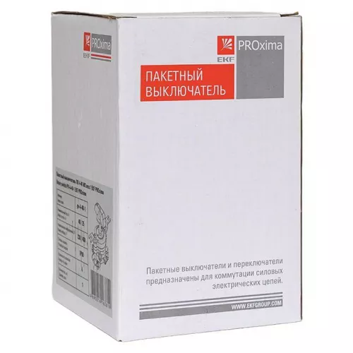 Выключатель пакетный 1-кл. 40А IP00 ПВ4-40 М3 исп.1 черн. EKF pv-4-40-1 фото 9