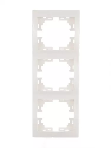 Рамка 3-м Мира верт. бел. LEZARD 701-0200-153