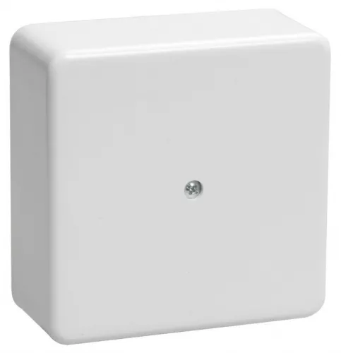 Коробка распаячная ОП КМ 75х75х28 бел. IEK UKO10-075-075-028-K01-E Коробка распаячная ОП КМ 75х75х28 бел. IEK UKO10-075-075-028-K01-E