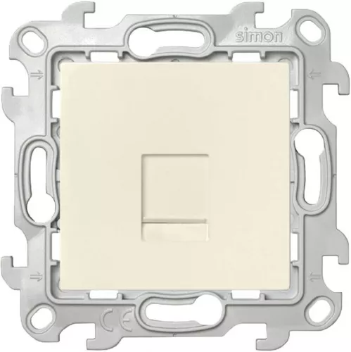 Механизм розетки телефонной RJ11 Simon24 сл. кость 2410480-031 Механизм розетки телефонной RJ11 Simon24 сл. кость 2410480-031