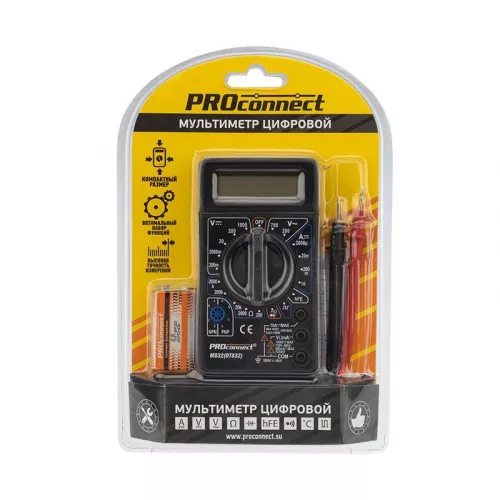 Мультиметр портативный M832(DT832) PROCONNECT 13-3012 фото 5