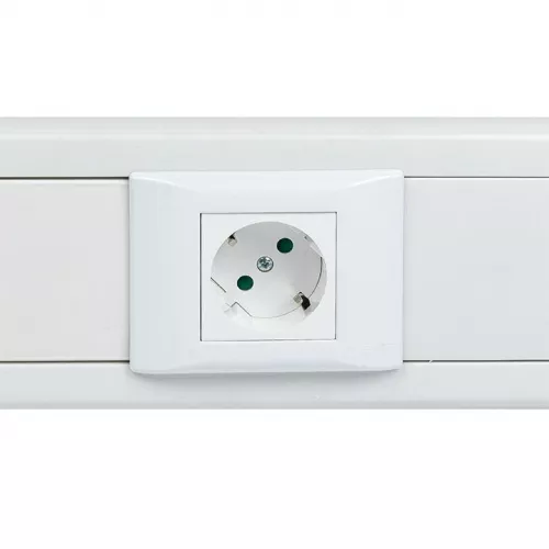 Розетка 45х45 PRO 45град. с заземл. белая EKF E6MR16-028-10-45 фото 7
