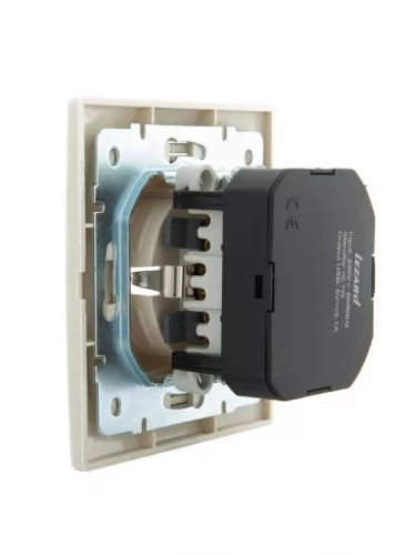 Розетка 1-м СП Мира 16А с з/к +USB крем. LEZARD 701-0303-181 фото 5