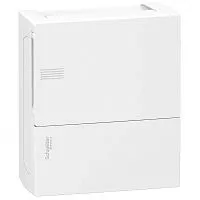 Бокс ОП RESI9 MP(MINI PRAGMA) 1 ряд 8мод. бел. с бел. двер. IP40 SchE MIP12108