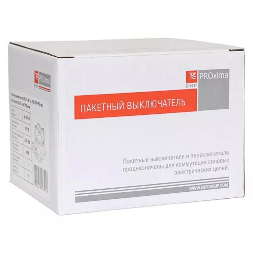 Выключатель пакетный 1-кл. 16А IP56 ПВ3-16 М1 пл. беж. EKF pv-3-16-4 фото 9