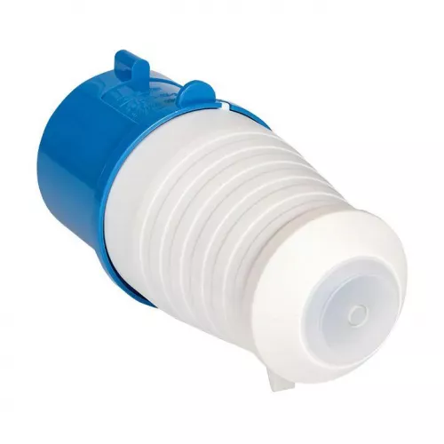 Вилка эл. каб. 32А 2P+РЕ 220В IP44 (023) EKF ps-023-32-220 фото 2