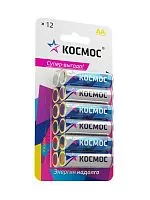 Элемент питания алкалиновый AA/LR06 BP-12 (блист.12шт) КОСМОС KOCLR6BL12