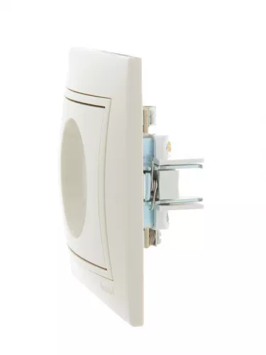 Розетка TV СП Мира проходная крем/крем. LEZARD 701-0303-129 фото 3