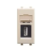 Розетка USB 2.0 1мод. Avanti "Ванильная дымка" модульная тип А-А DKC 4405401