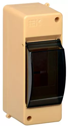 Бокс КМПн 2/2 для 2-х авт. выкл. прозр. крышка сосна IEK MKP42-N-02-30-20-S